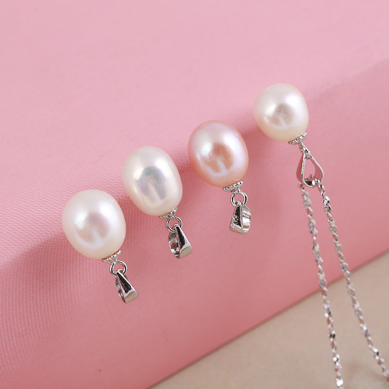 925 Silver Pearl Pendant by Guifeier Jewelry
