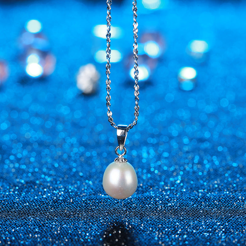 925 Silver Pearl Pendant by Guifeier Jewelry